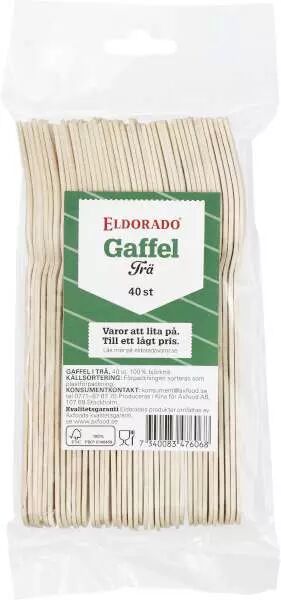 Gaffel Trä 40p