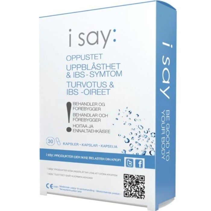 Uppblåsthet och IBS-symtom 30 kapslar