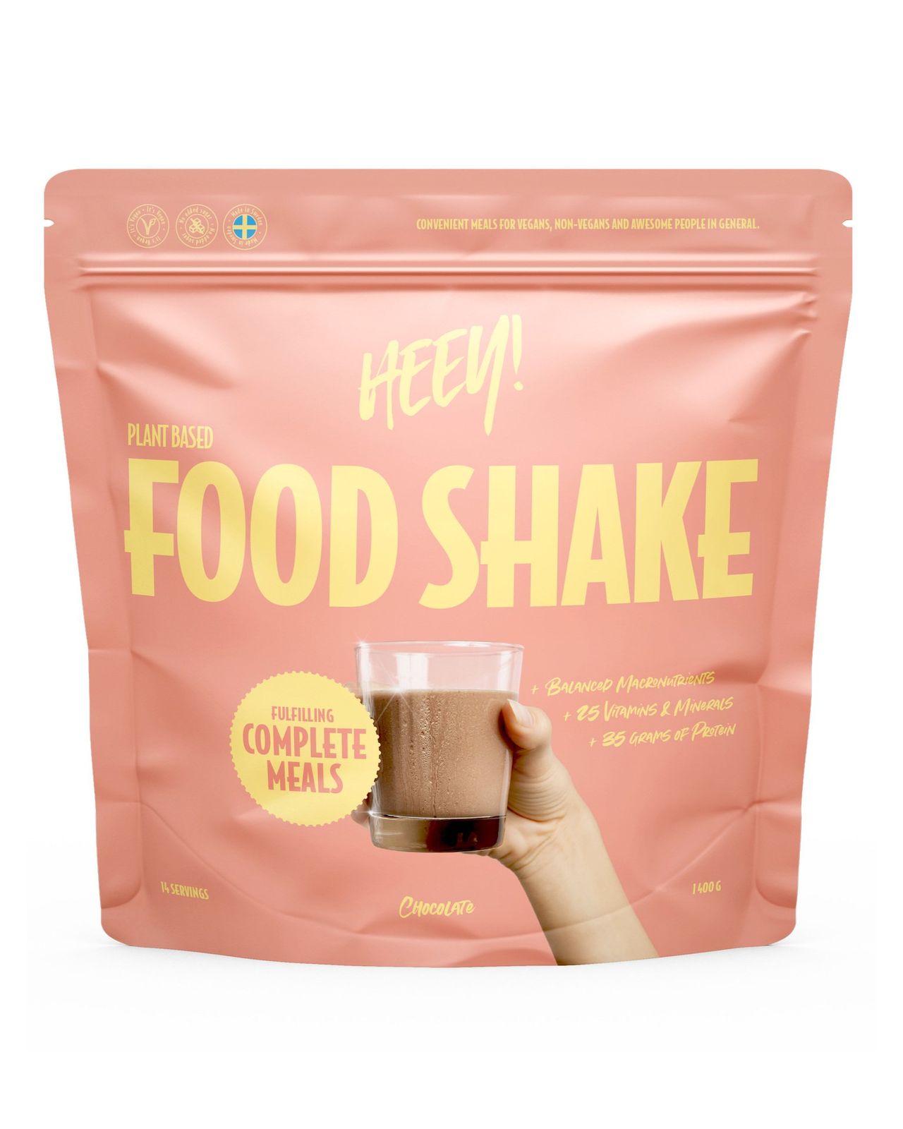Vegansk Food Shake Måltidsersättning Choklad 1400 g