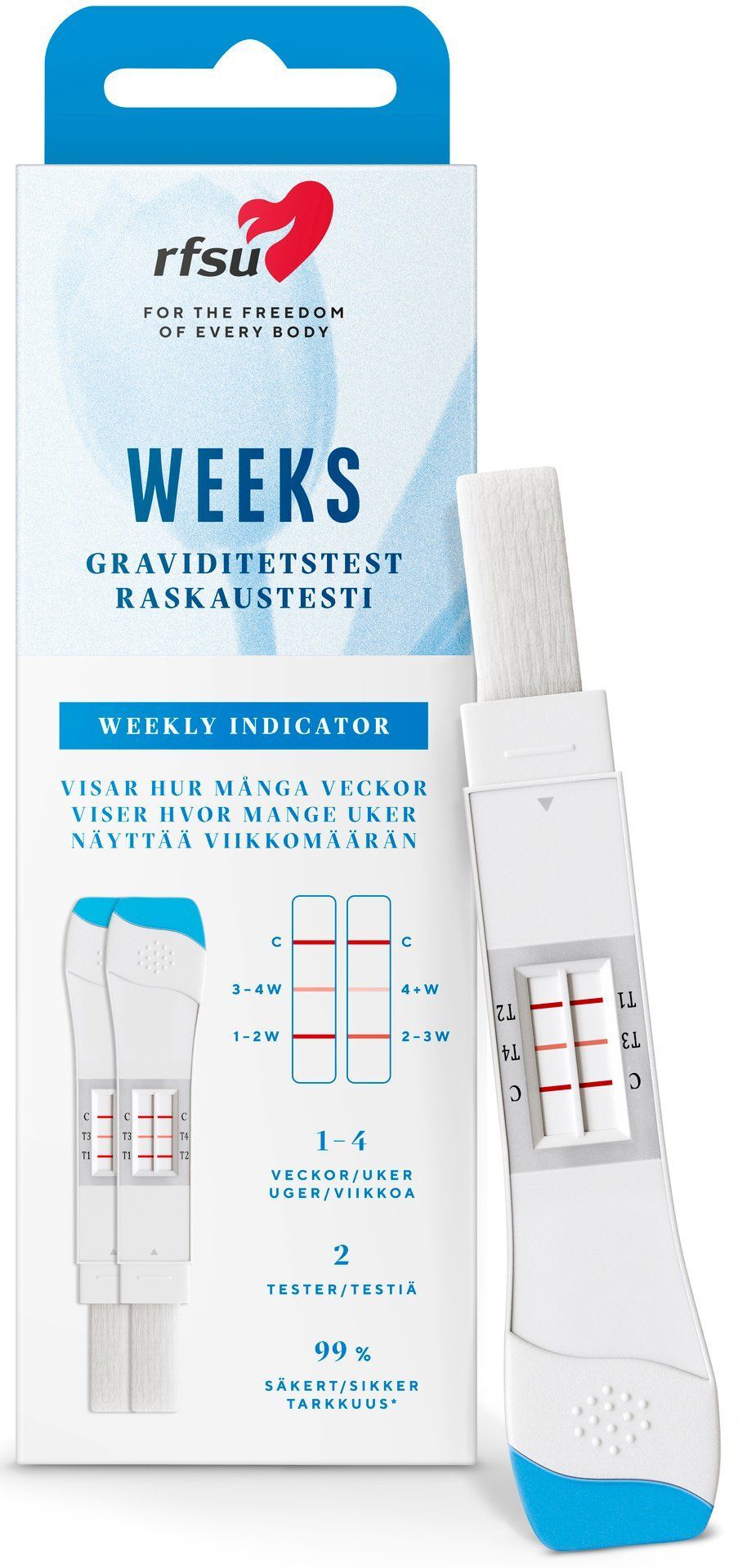 Graviditetstest Weeks 2 st