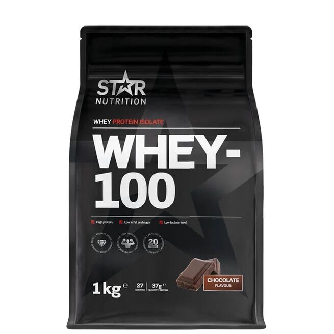 Whey-100 Vassleprotein 1 kg Choklad