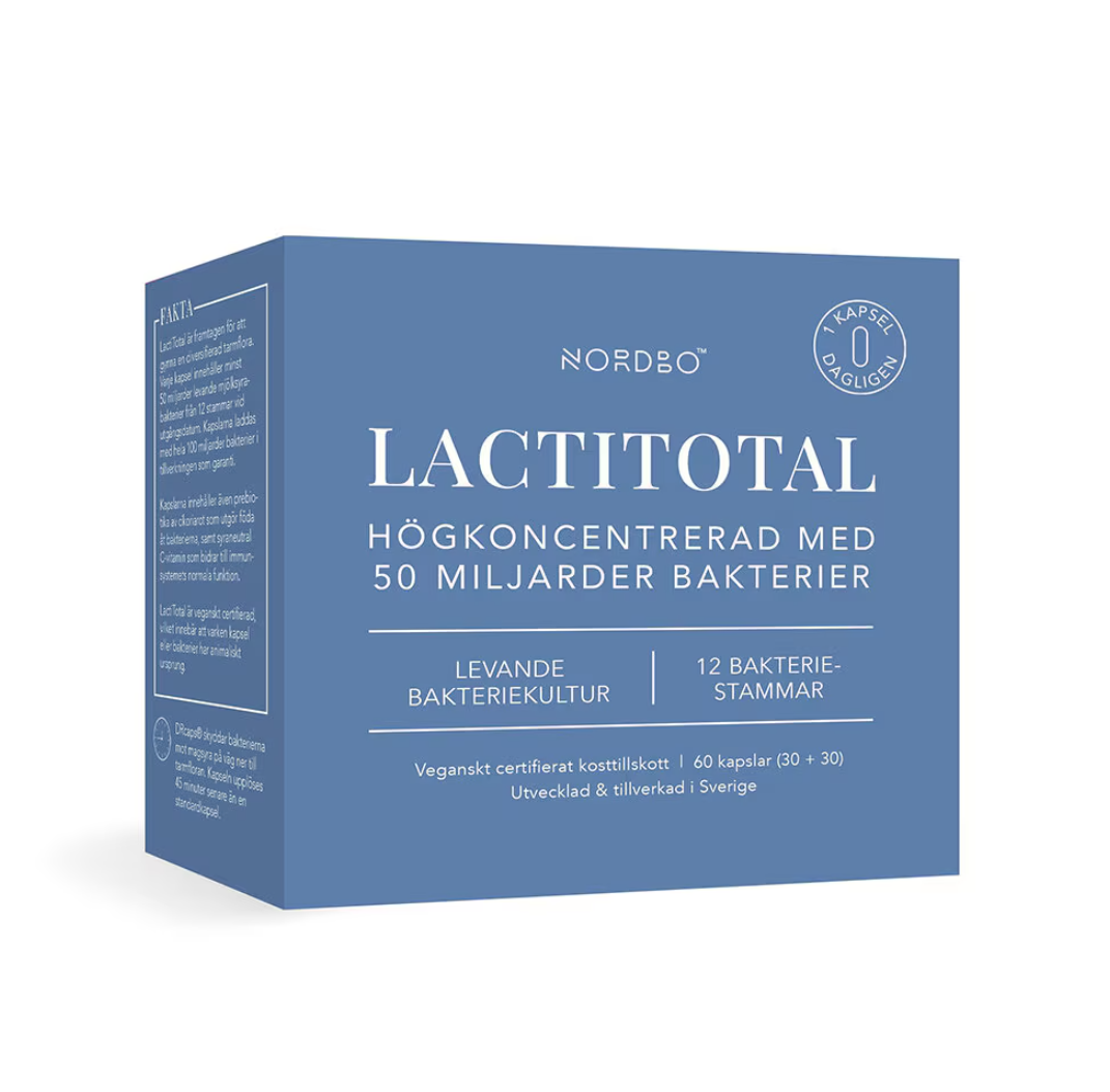 LactiTotal 50 miljarder 30+30 kapslar