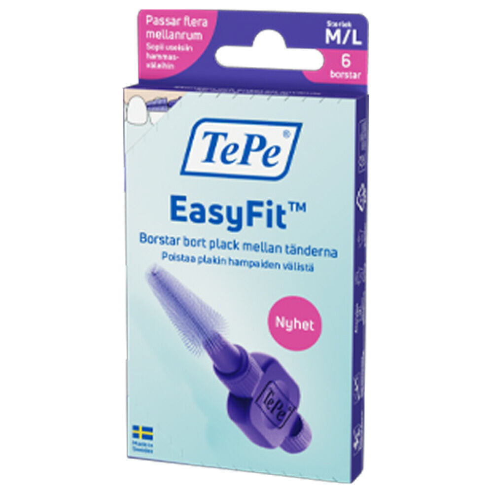 Easy Fit Mellanrumsborste M/L 6-pack