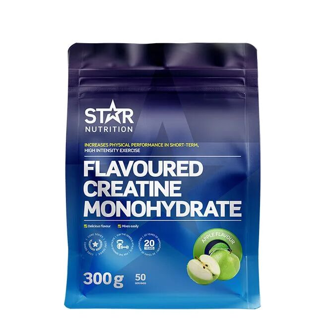 Flavoured Creatine Monohydrate 300 g Green Apple