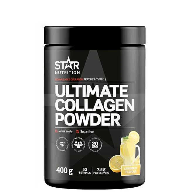 Ultimate Collagen Powder Kollagenpeptider 400 g Lemonade