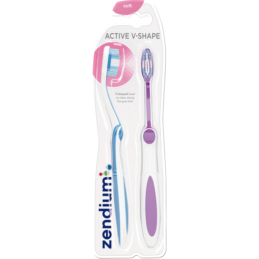 V-shape Soft Tandborste 2 st