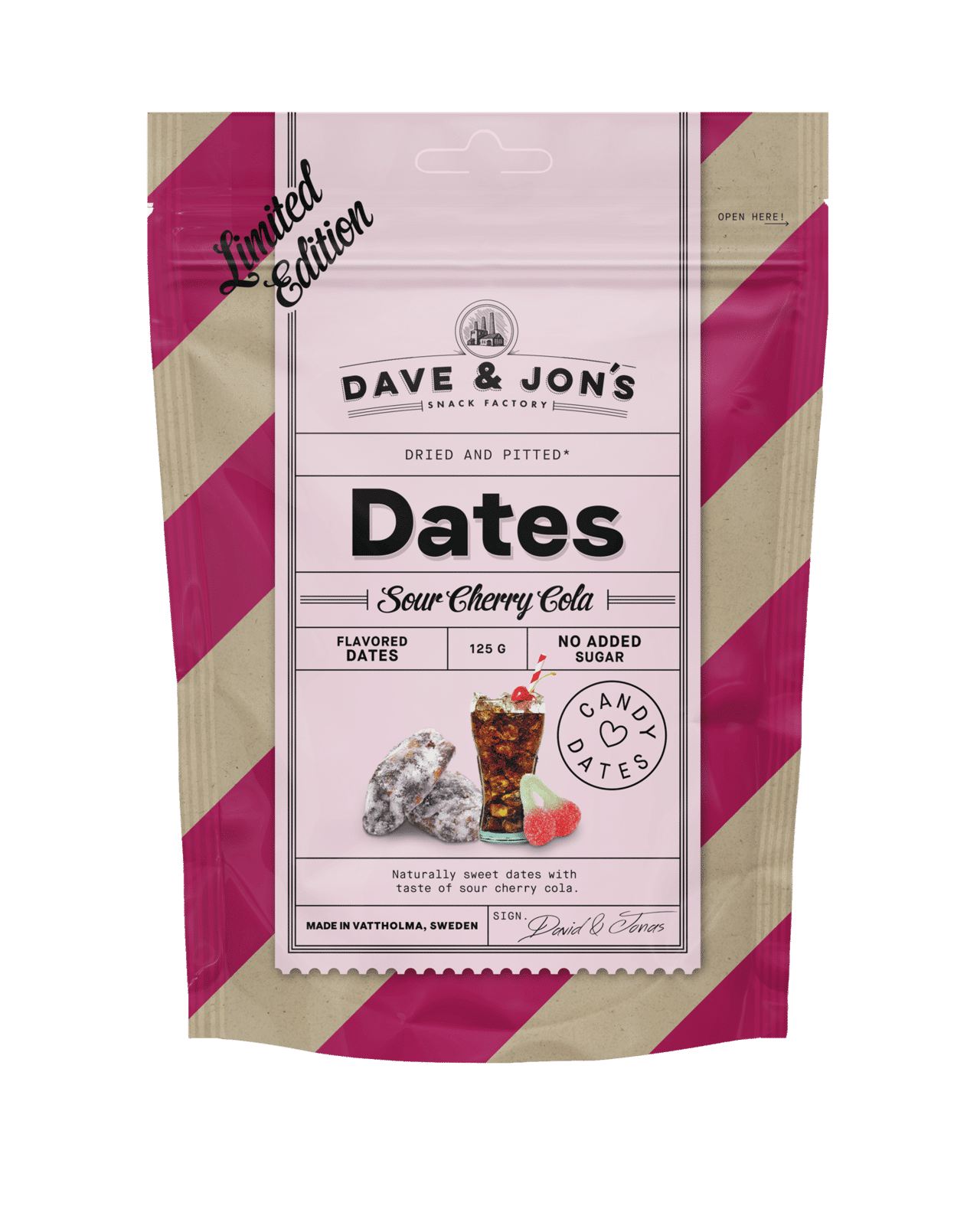 Dadlar Sour Cherry Cola 125 g