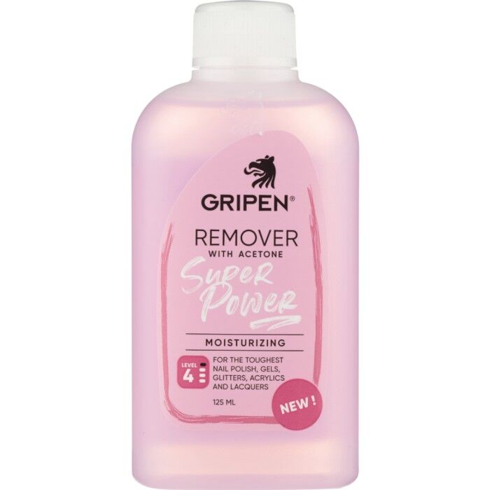 Remover with Acetone, Super Power 125 ml