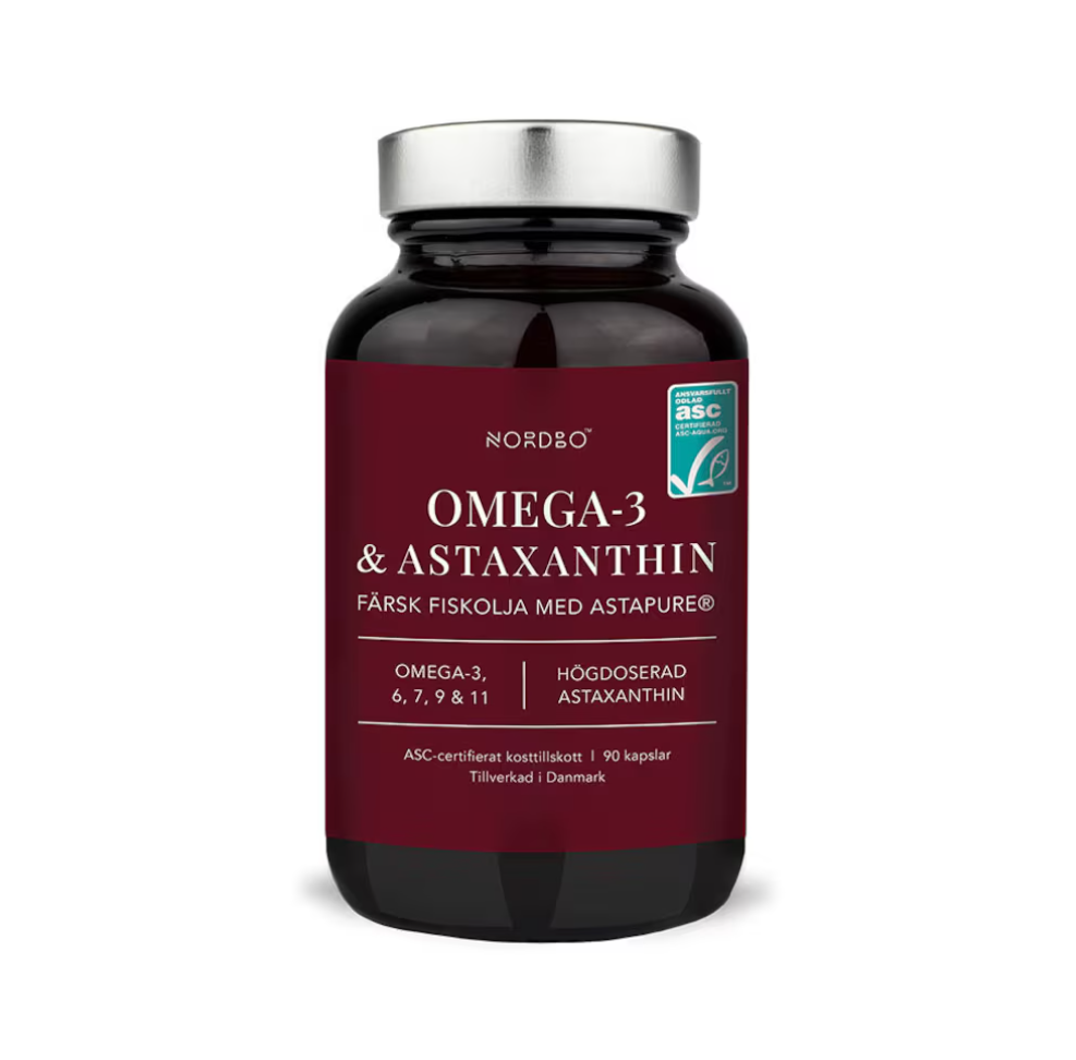 Omega-3 & Astaxanthin 90 kapslar