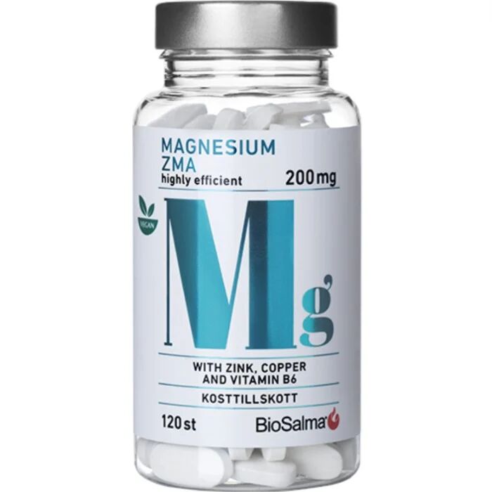 Magnesium ZMA 120 tabletter