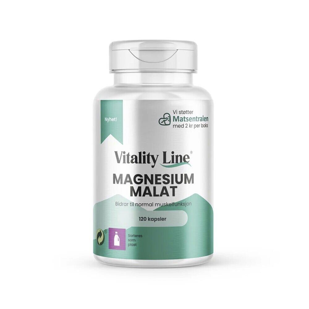 Magnesium malat 120 kapslar