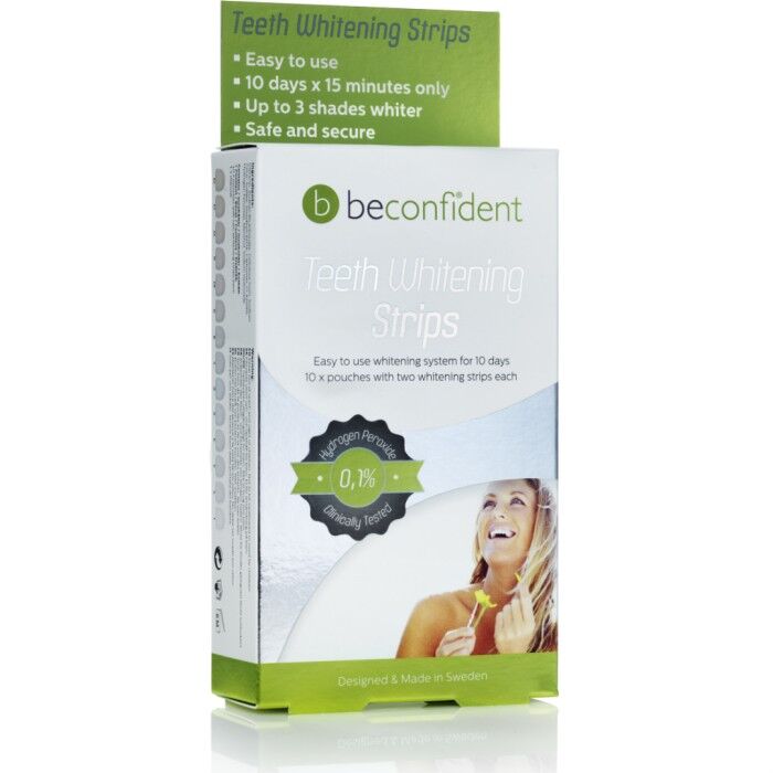 Beconfident® Teeth Whitening X3 Strips, 10 days 20 st
