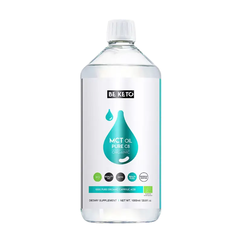 Organic MCT Oil Liquid C8 1000 ml