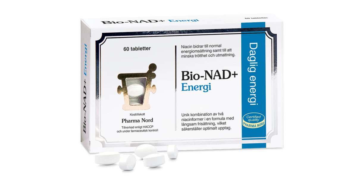 Bio-NAD+ Energi 60 tabletter