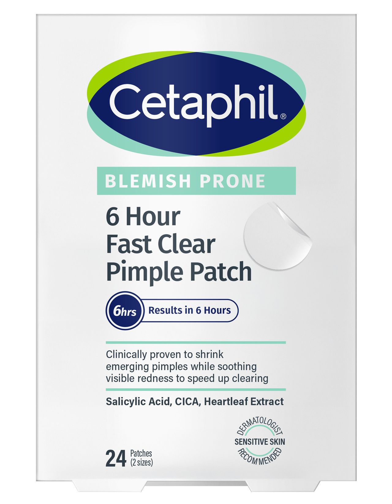 6h Fast Clear Pimple Patch 24 plåster