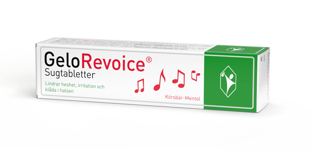 Halstabletter Körsbär-Mentol 20 sugtabletter