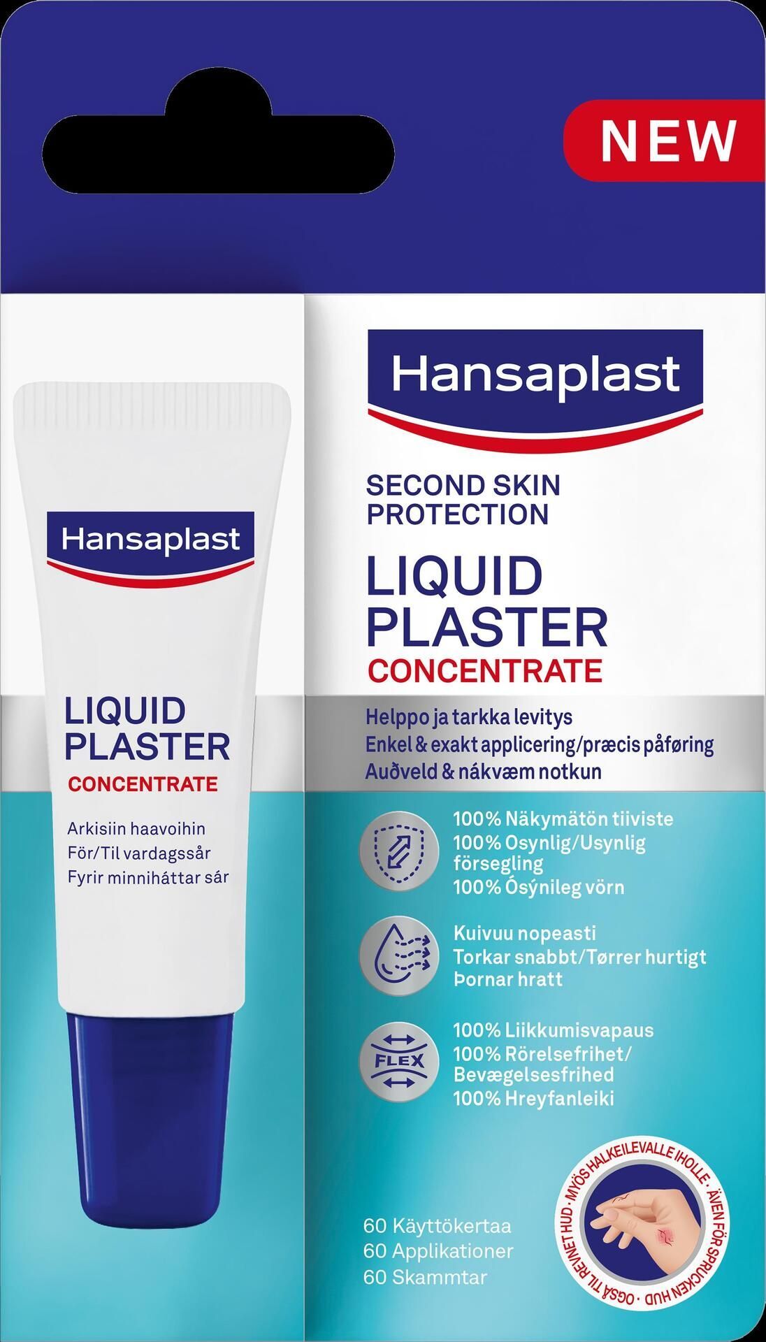 Hansaplast Liquid Plåster 60 doser 10 ml