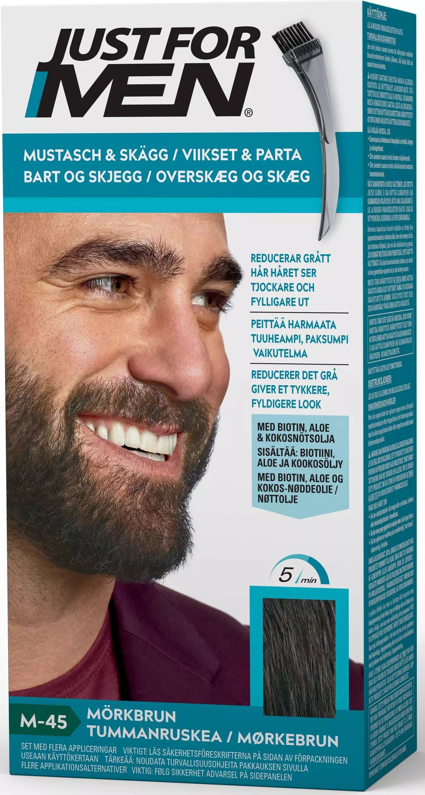 Mustache & Beard Skäggfärg Dark Brown