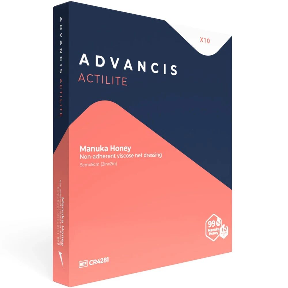 Viskosnät med Manukahonung 5x5cm 10 st