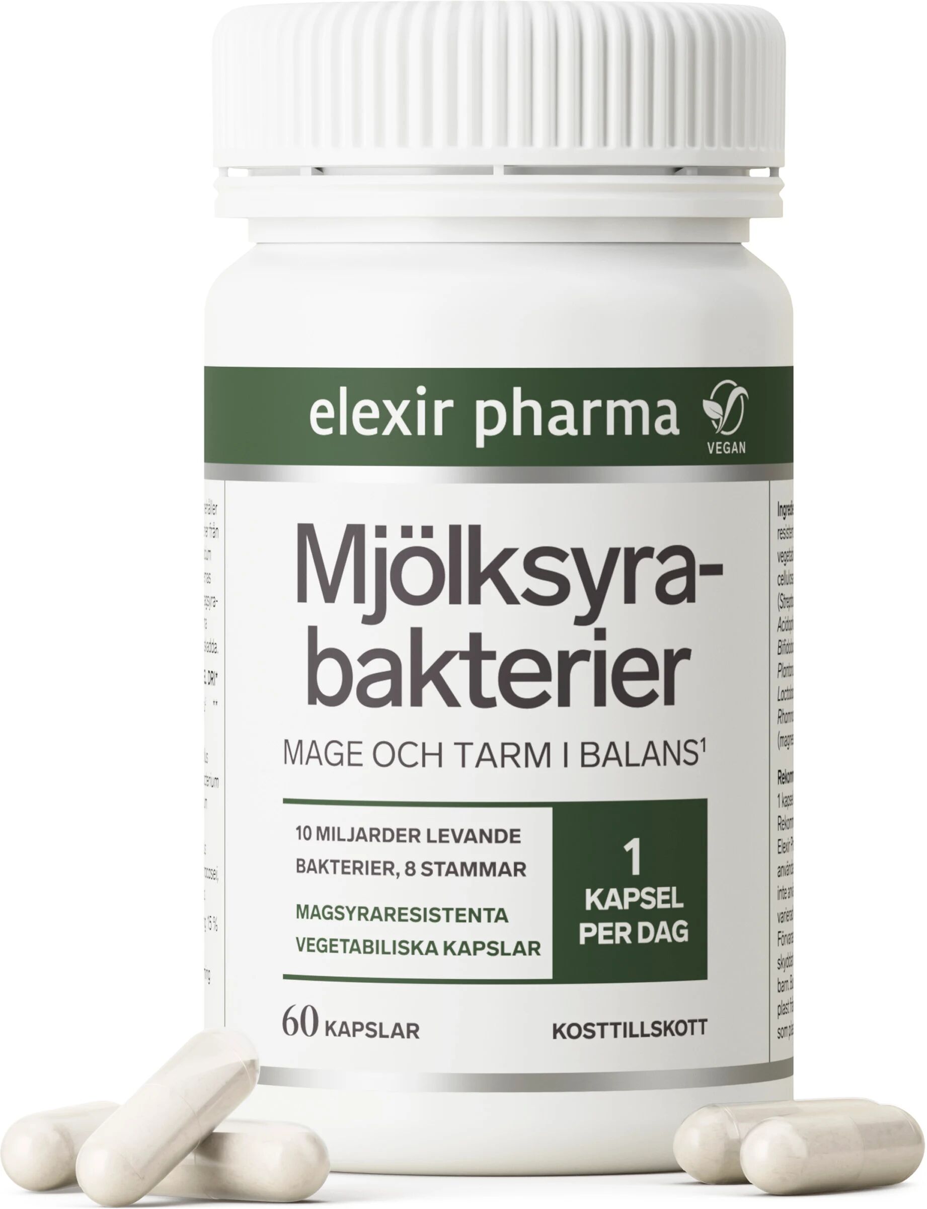 Pharma Mjölksyrabakterier 60 kapslar