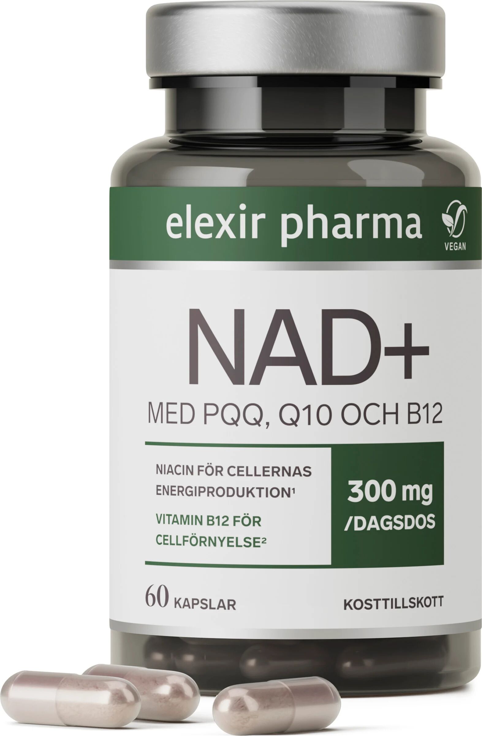 NAD+ 60 kapslar