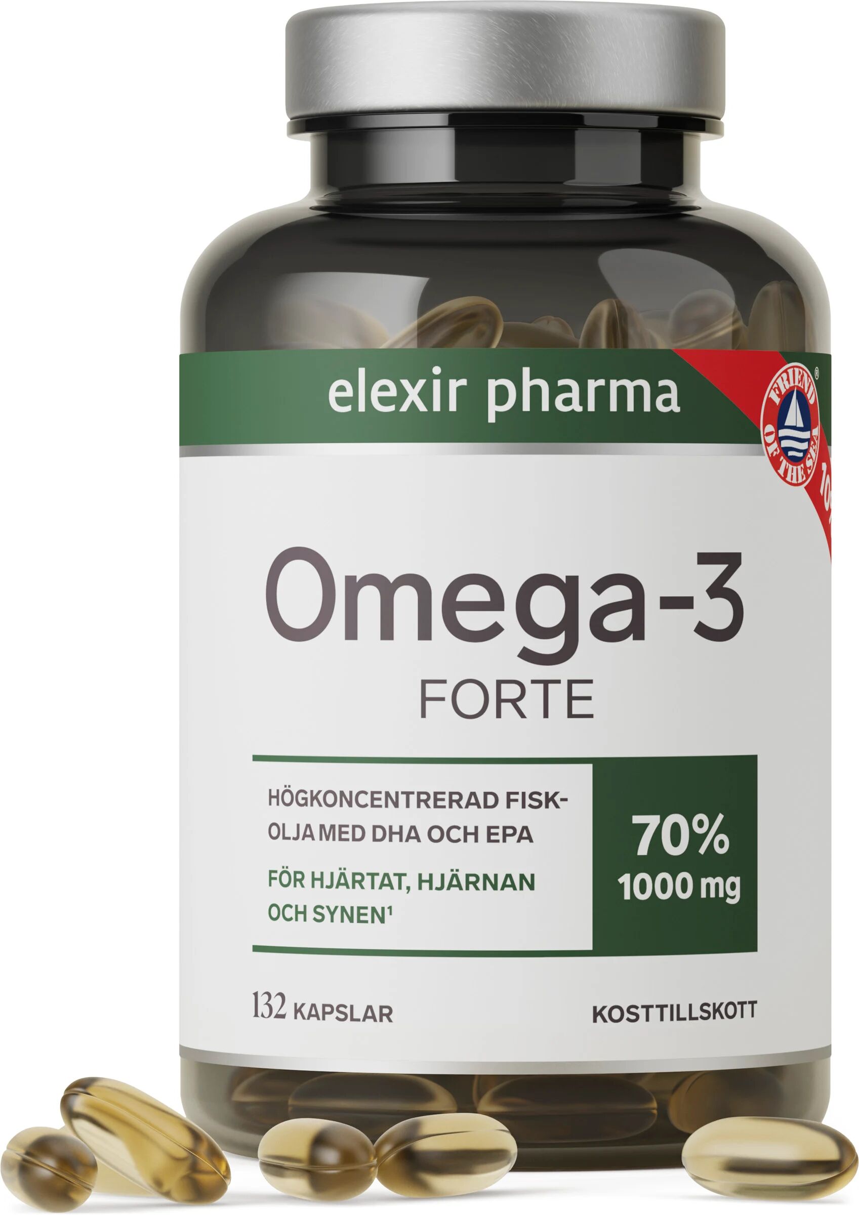 Omega-3 Forte 1000 mg 132 kapslar
