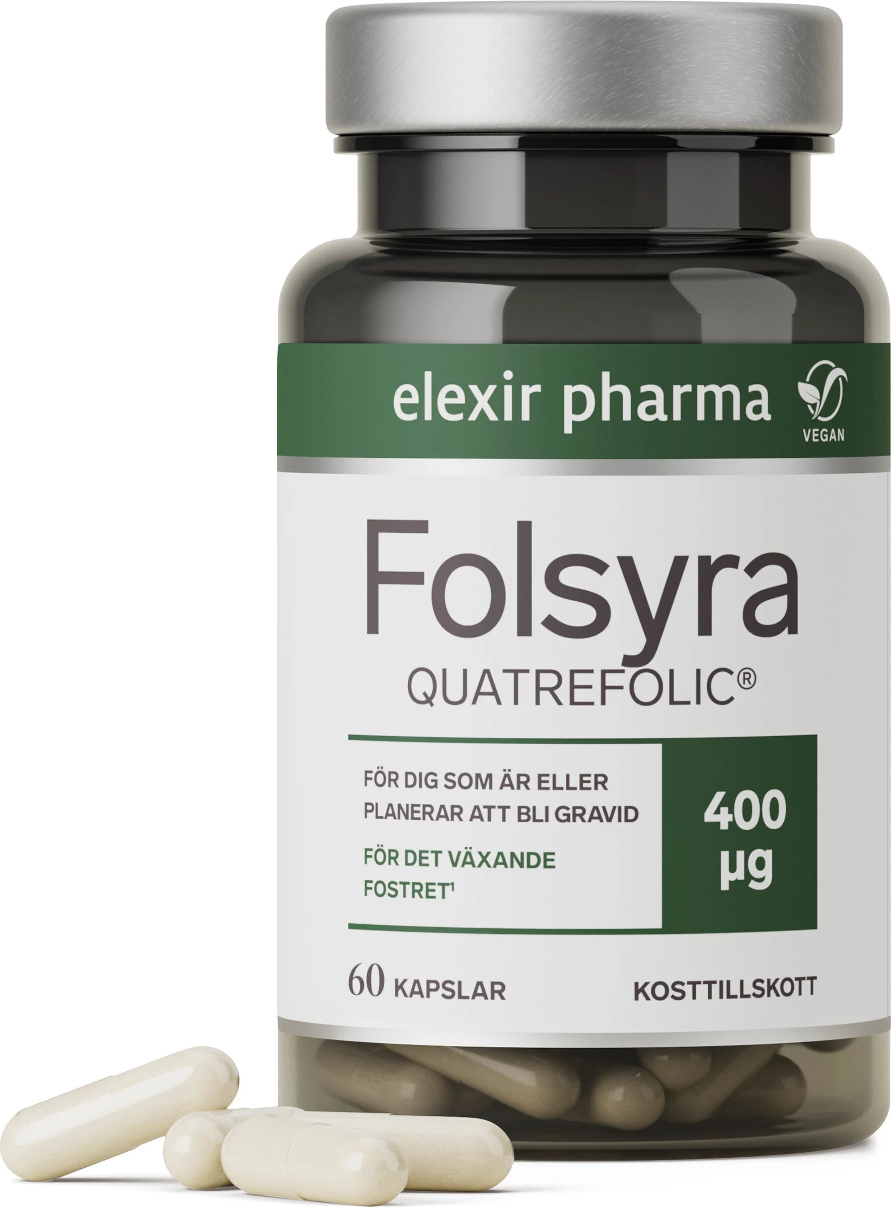 Folsyra 60 kapslar