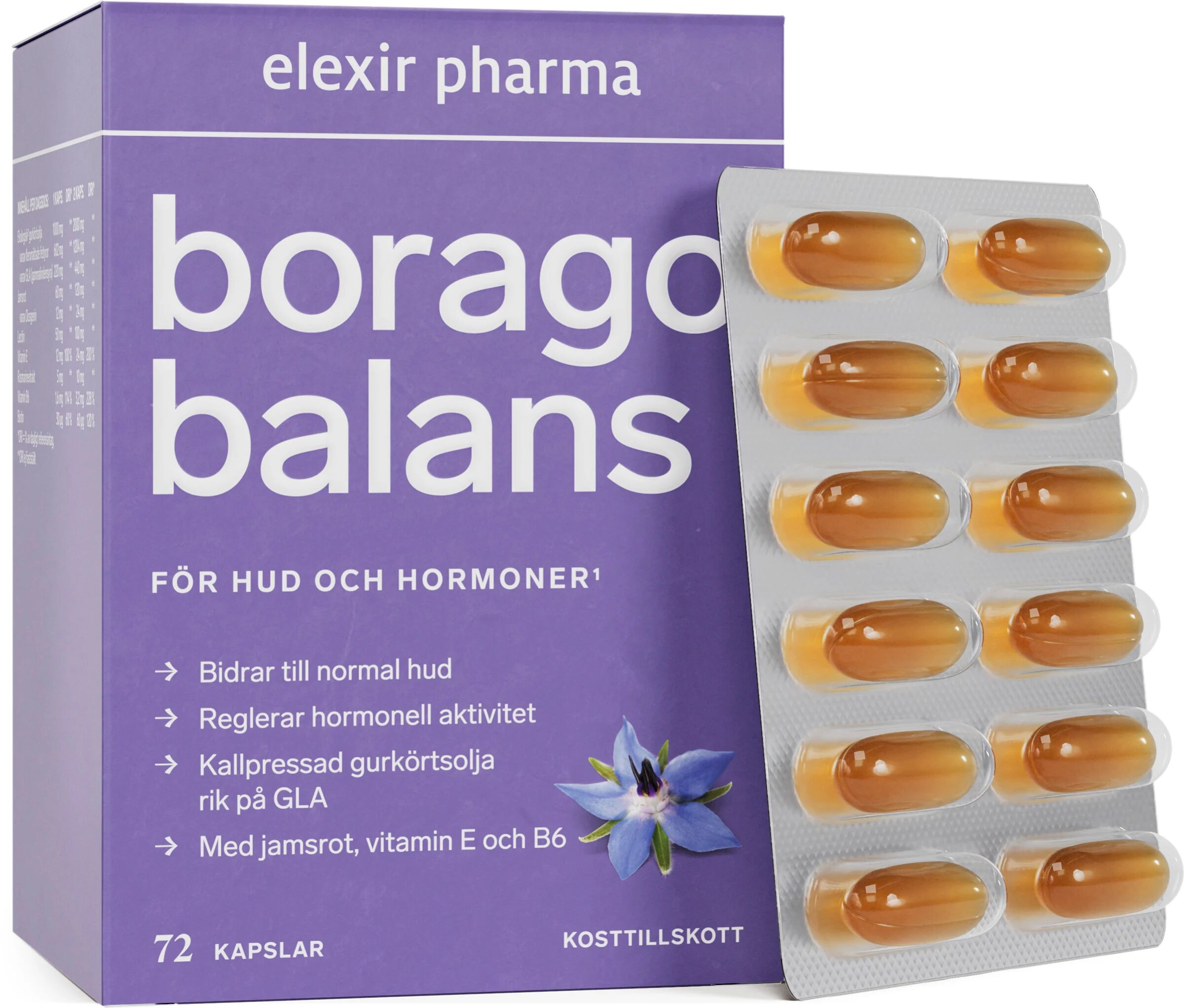 Borago Jamsrot Gurkörtsolja 72k