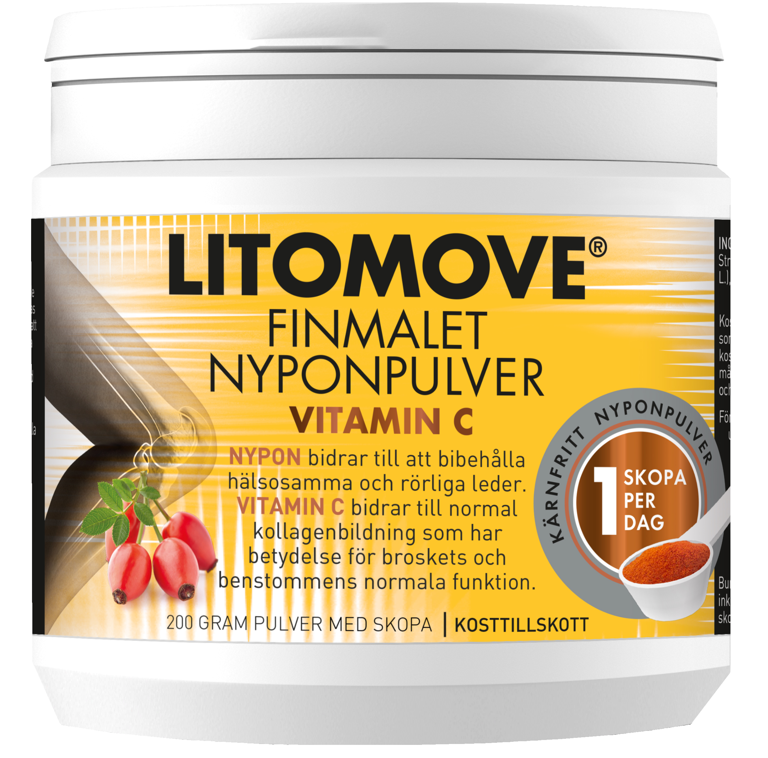 Nyponpulver Vitamin C 200 g