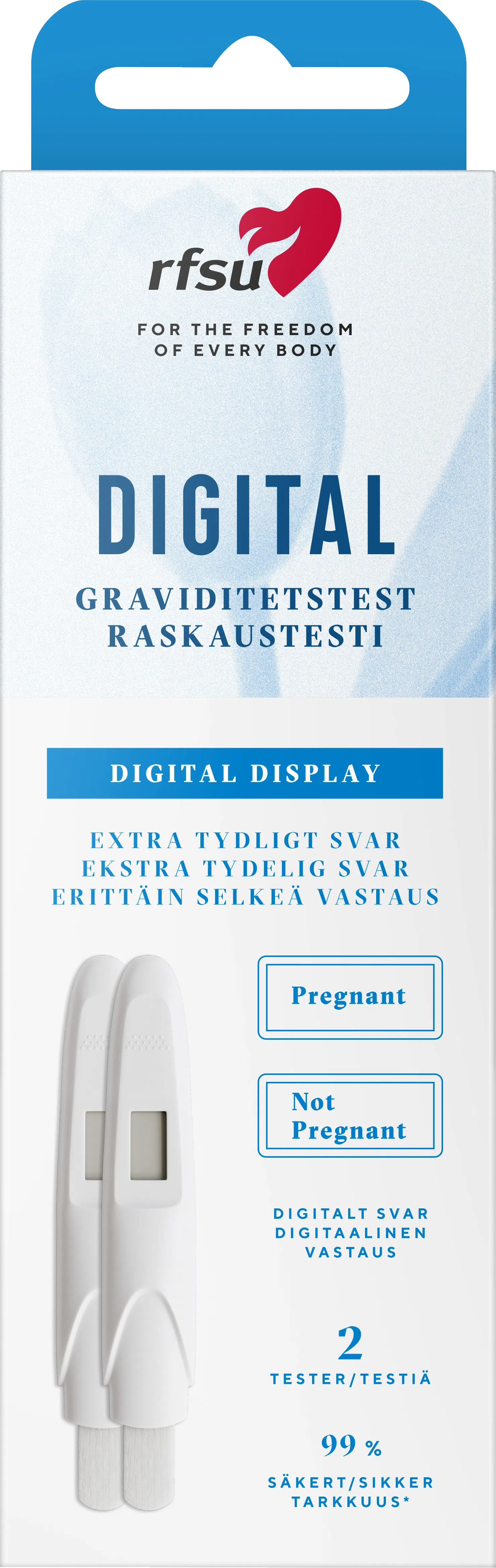 Digitalt Graviditetstest 2p, st