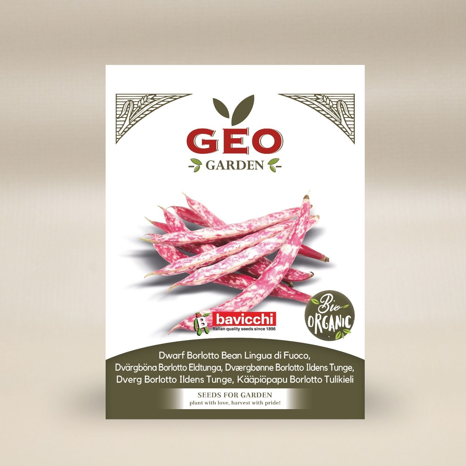 Buskböna Borlotto EKO 18g