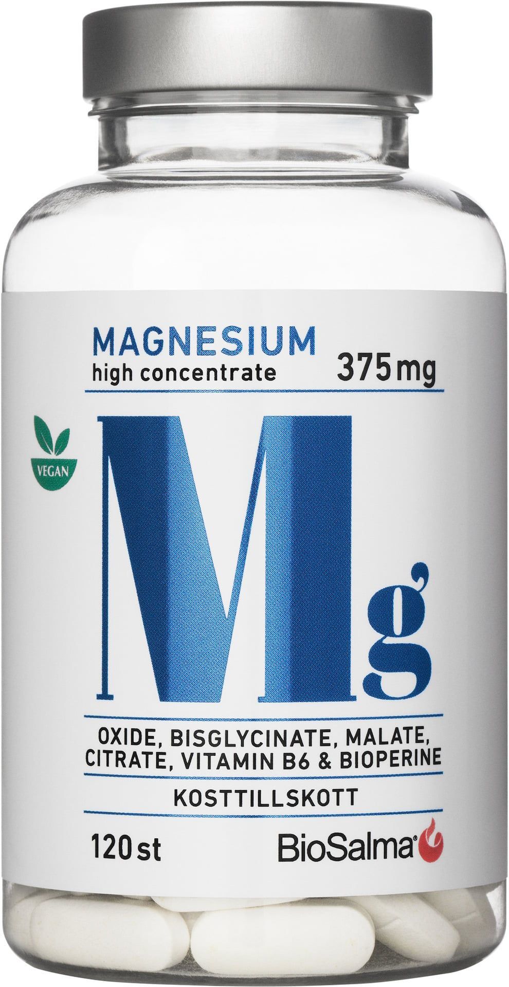 Magnesium 375mg 120 tabletter