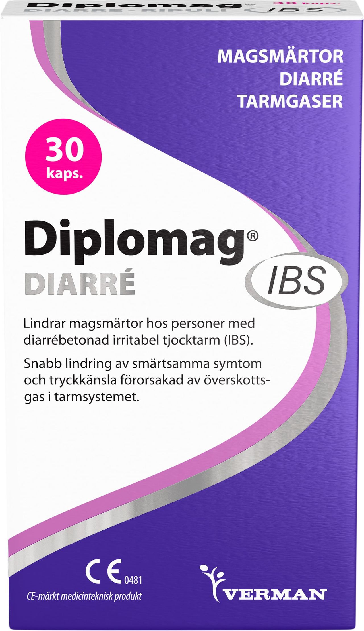 IBS Diarré 30 kapslar