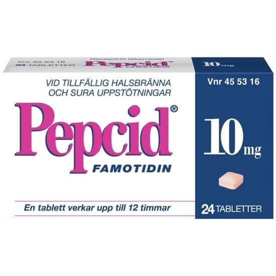 Pepcid 10 mg 24 tabletter