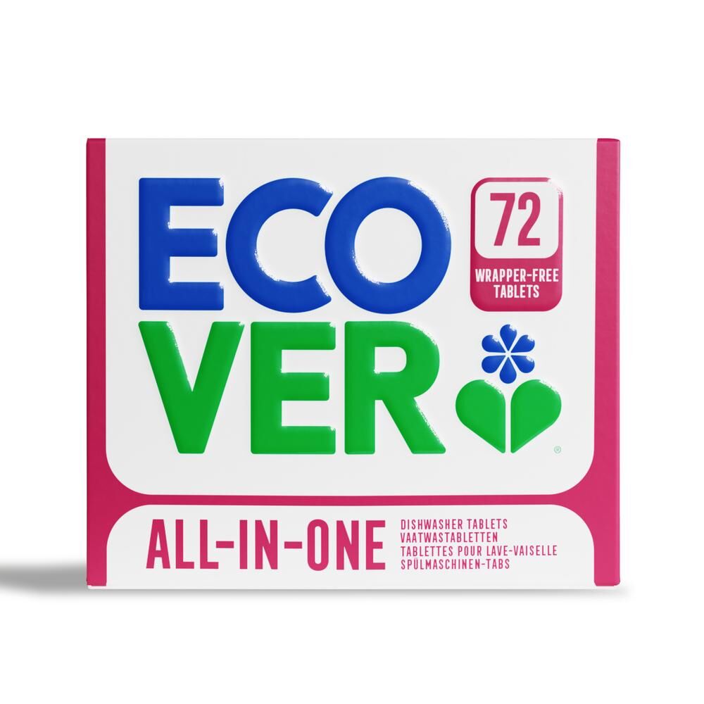 ECOVER Maskindisktabletter All-In-One Citrus 1,26kg/72st