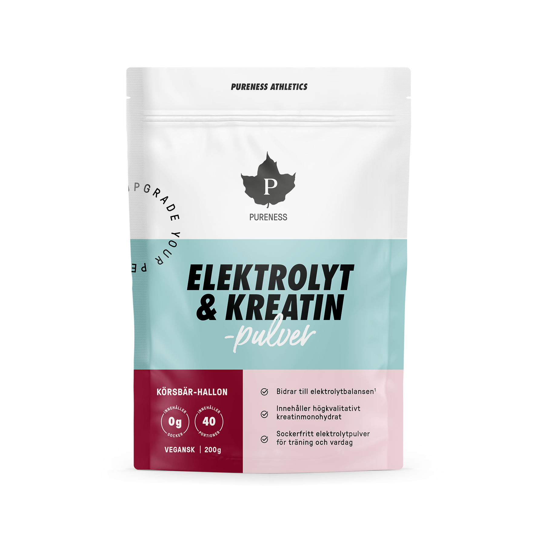 Elektrolyt & Kreatinpulver Körsbär/Hallon 200g