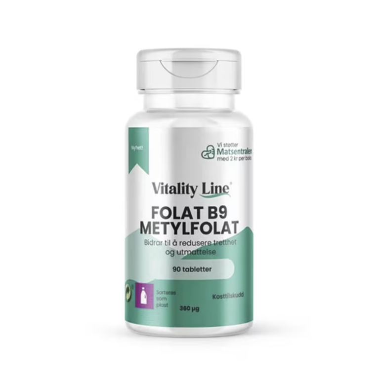 Metylfolat 400µg 90 tabletter