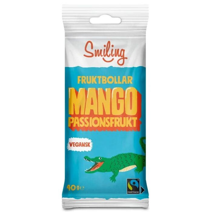 Fruktbollar Mango,Passionsfrukt 40g