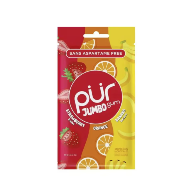 Jumbo jordgubb banan apelsin tuggummi 20st