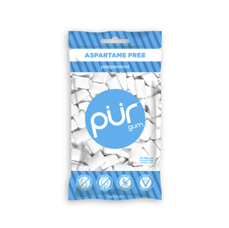 Pepparmint tuggummi påse 55st