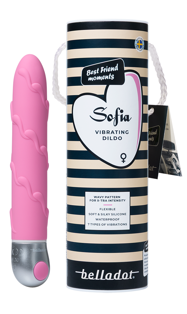 Sofia Vibrerande dildo rosa
