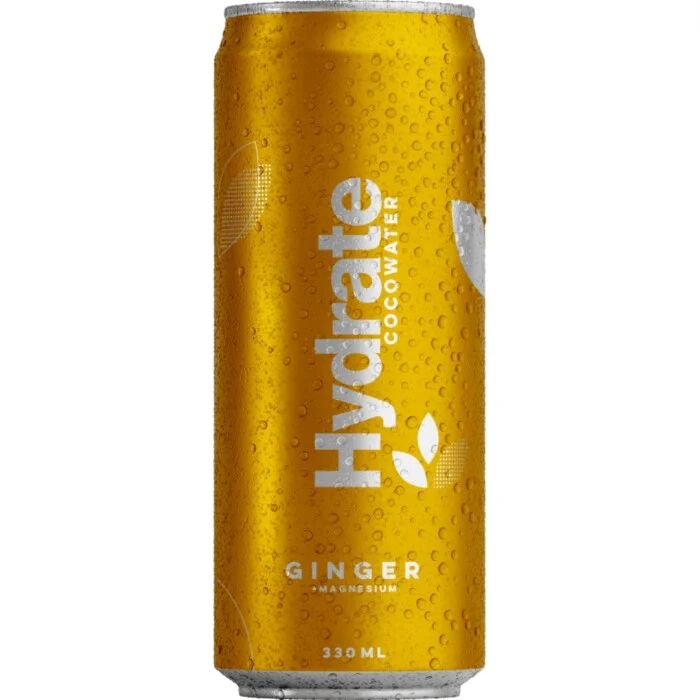 Ginger kolsyrat kokosvatten 330 ml