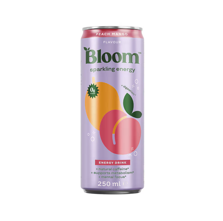 Sparkling Energy 250ml Peach Mango