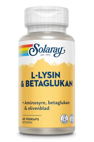 L-lysin & BetaGlukan 60 kapslar