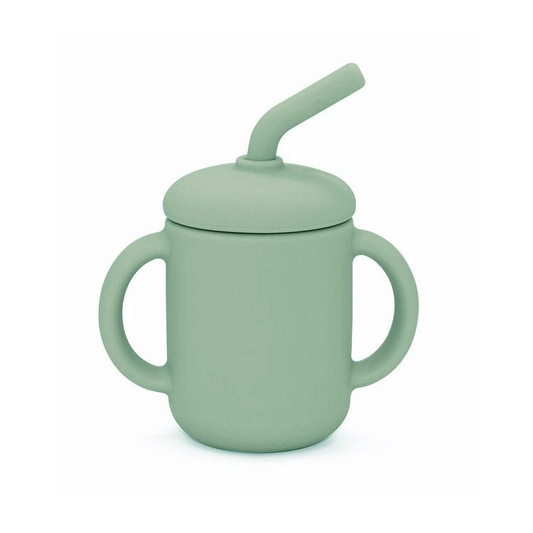 Silikonmugg Cameo Green