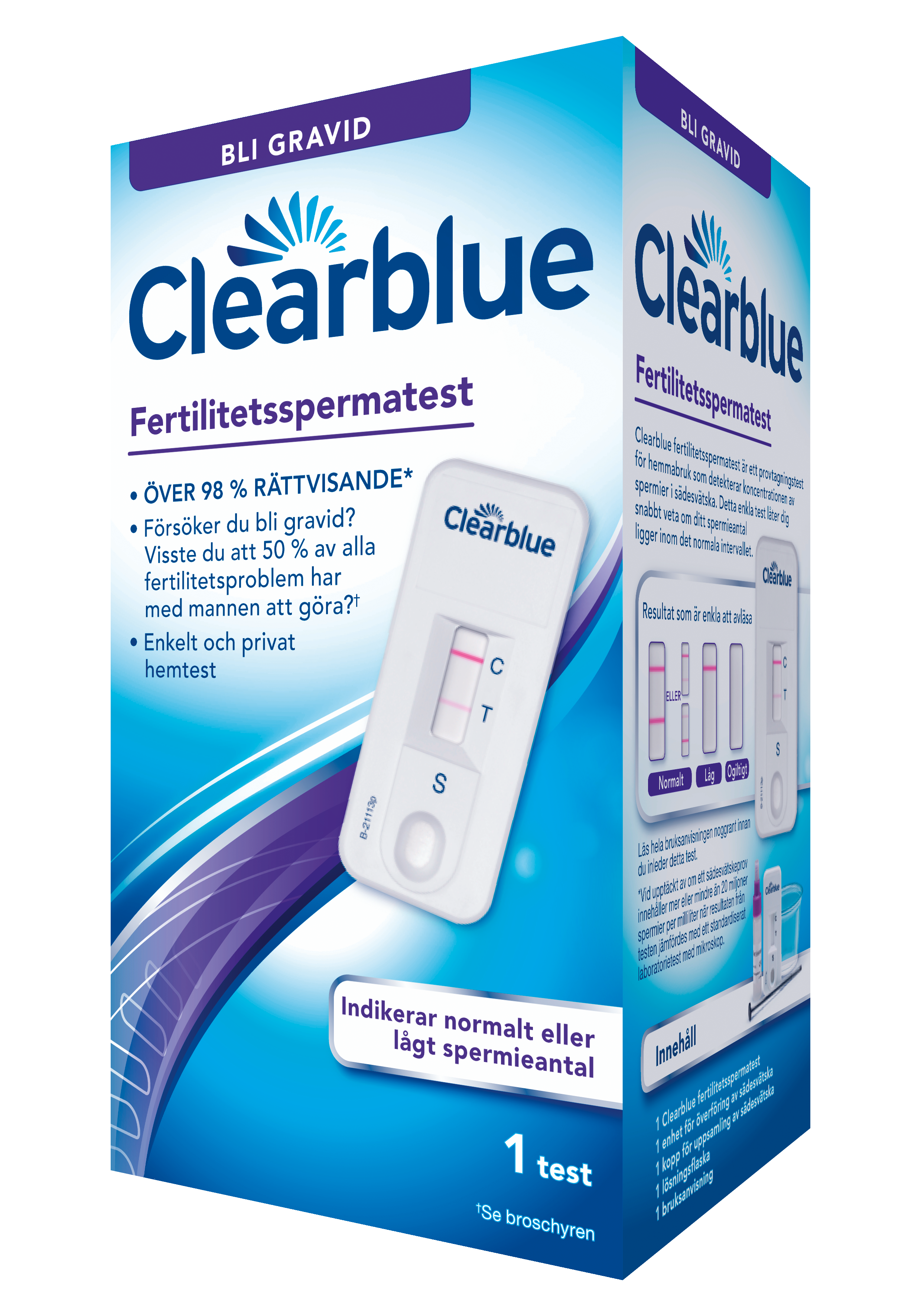 Clearblue Fertilitetsspermatest (Spermietest)