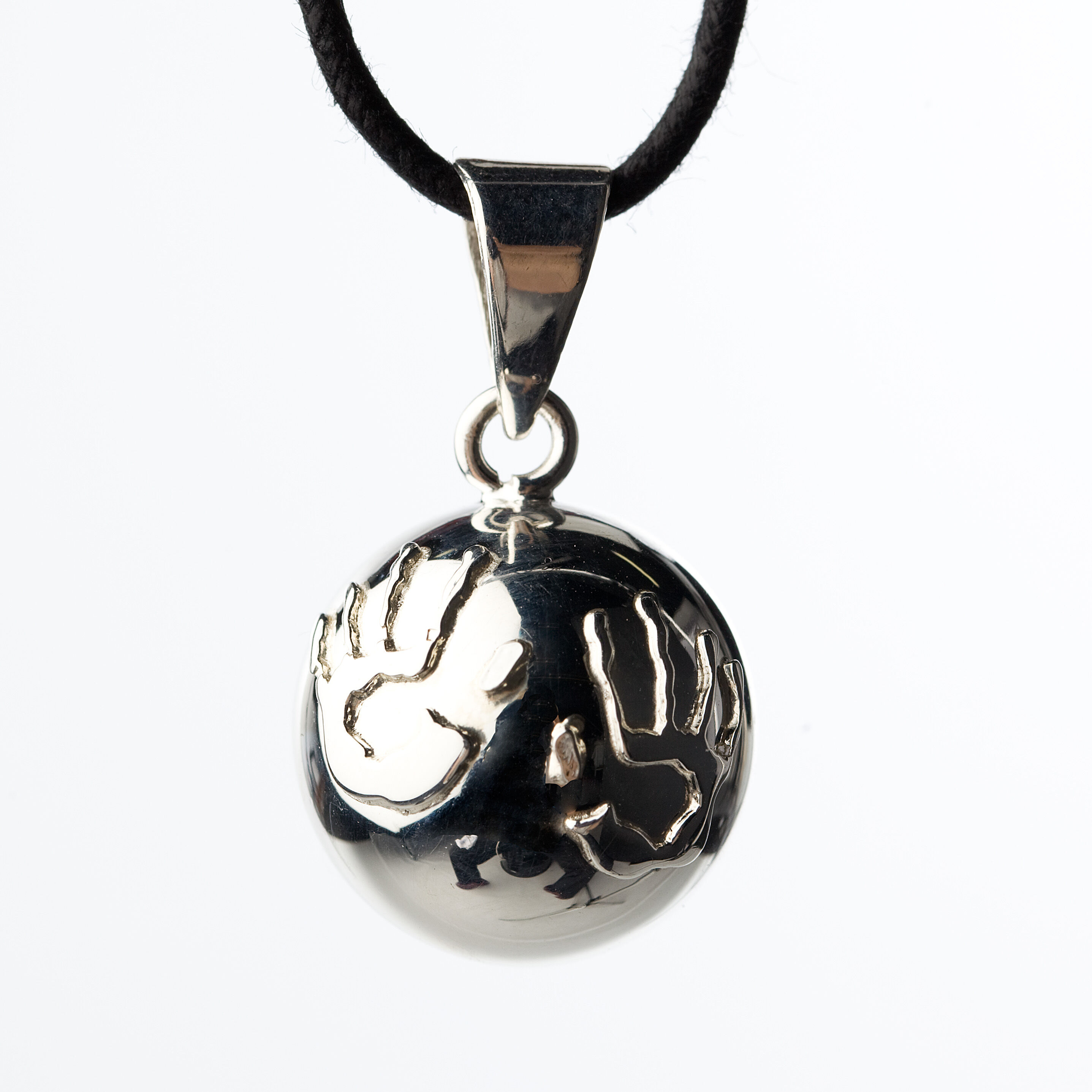 Bola gravidsmycke - Silverpläterad händer