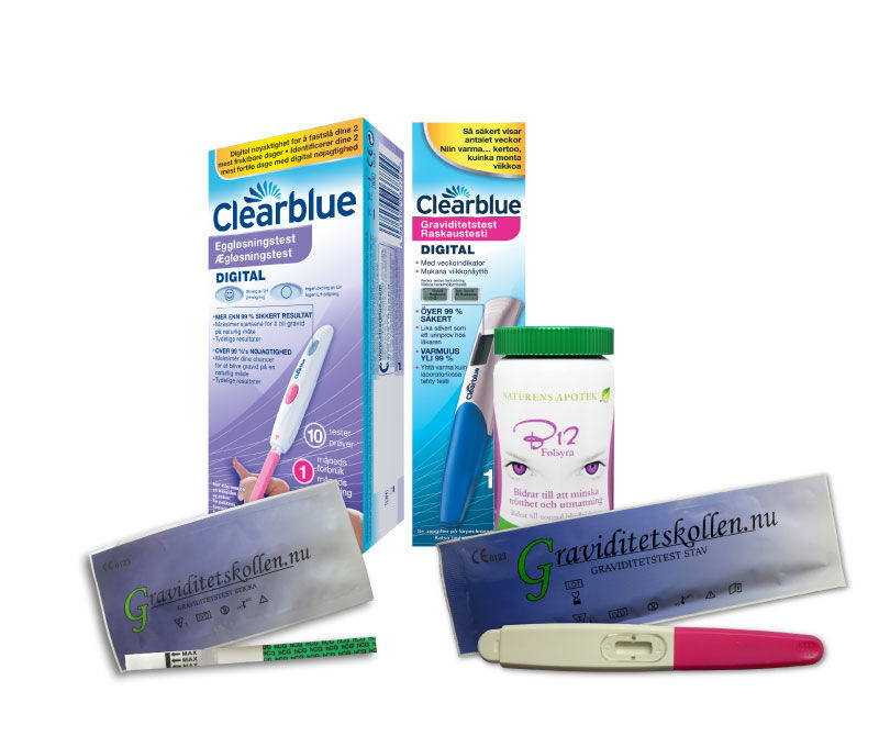 Small - Bli gravid-paket med Clearblue