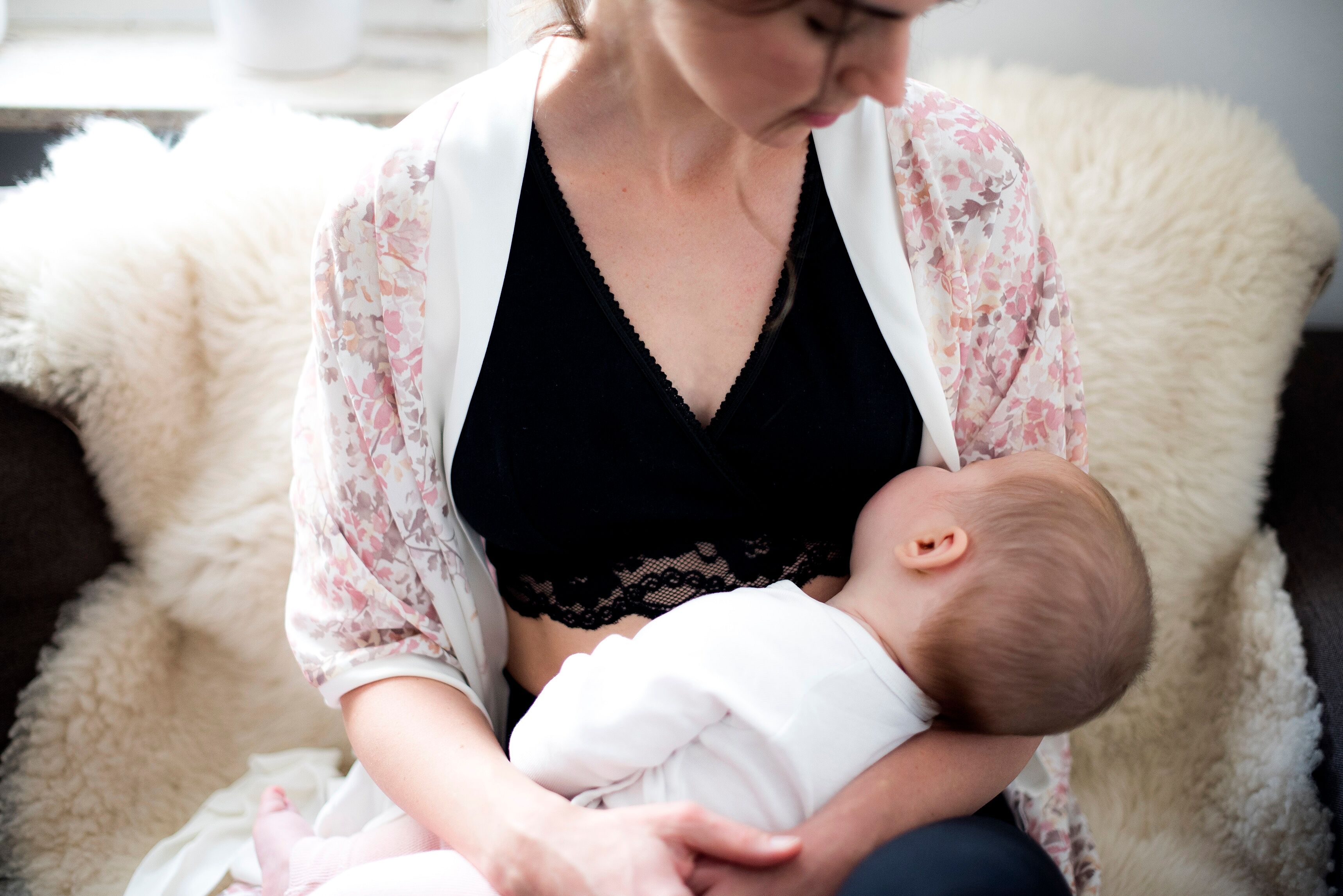 Carriwell Amnings- & Gravidbh - Omlott-BH EKO M Svart