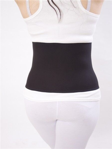 Bamboo Bellyband - Maggördel M (75-85 cm) Svart